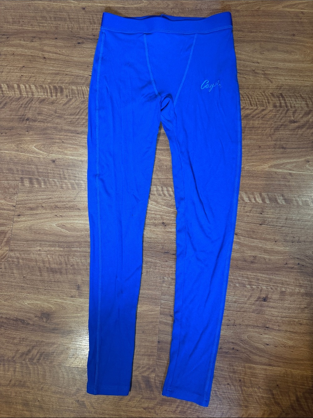 Royal Blue ribbed thermal pants from the Coyote BASICS collection